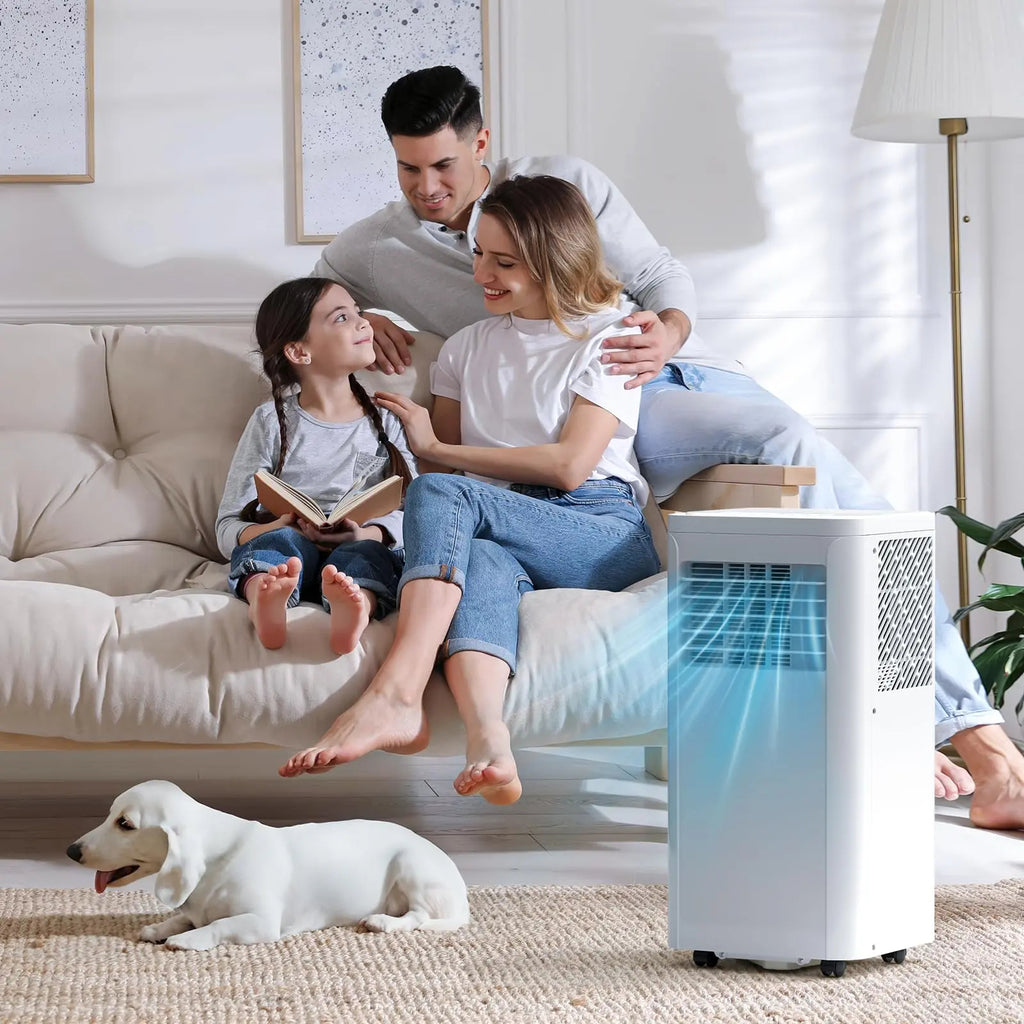 4 IN 1 Quiet AC Cooling Fan Portable Air Conditioner
